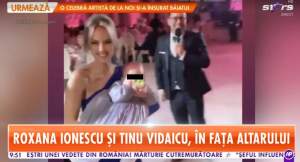 VIDEO / Roxana Ionescu şi Tinu Vidaicu au devenit naşi! Invitaţii nu şi-au putut lua ochii de la cei doi