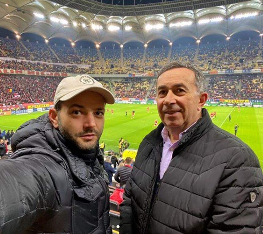 Mihai Morar, alături de tatăl său pe stadion. Detaliul observat de fani! Imediat l-au felicitat