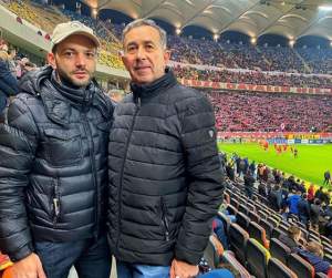 Mihai Morar, alături de tatăl său pe stadion. Detaliul observat de fani! Imediat l-au felicitat