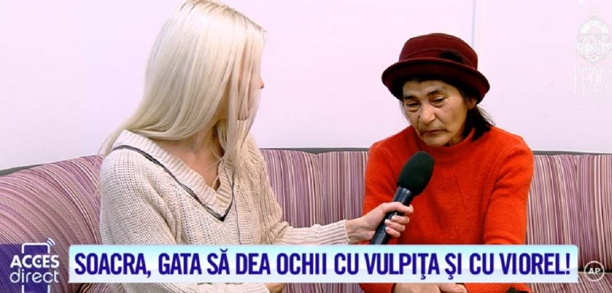 VIDEO / Soţia-vulpiţă şi soacra, faţă în faţă. Femeia le cere socoteală lui Viorel şi Veronicăi. Cum a decurs întâlnirea dintre cei trei