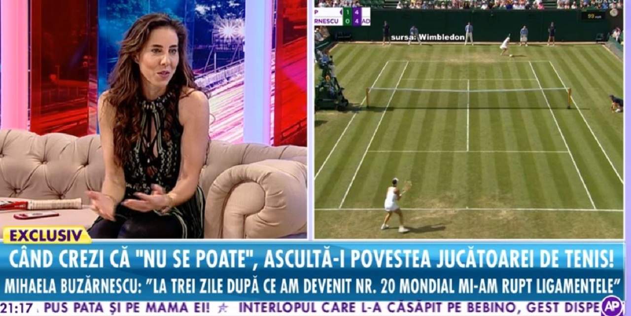 VIDEO / Mihaela Buzărnescu, povestea din spatele succesului. Celebra jucătoare de tenis a trecut prin clipe cumplite: "A trebuit să fac o intervenţie chirurgicală"