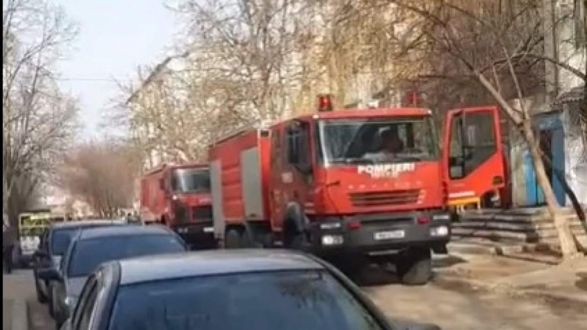 Explozie într-un bloc din Medgidia! Ce s-a întâmplat cu bărbatul care locuia în apartamentul incendiat