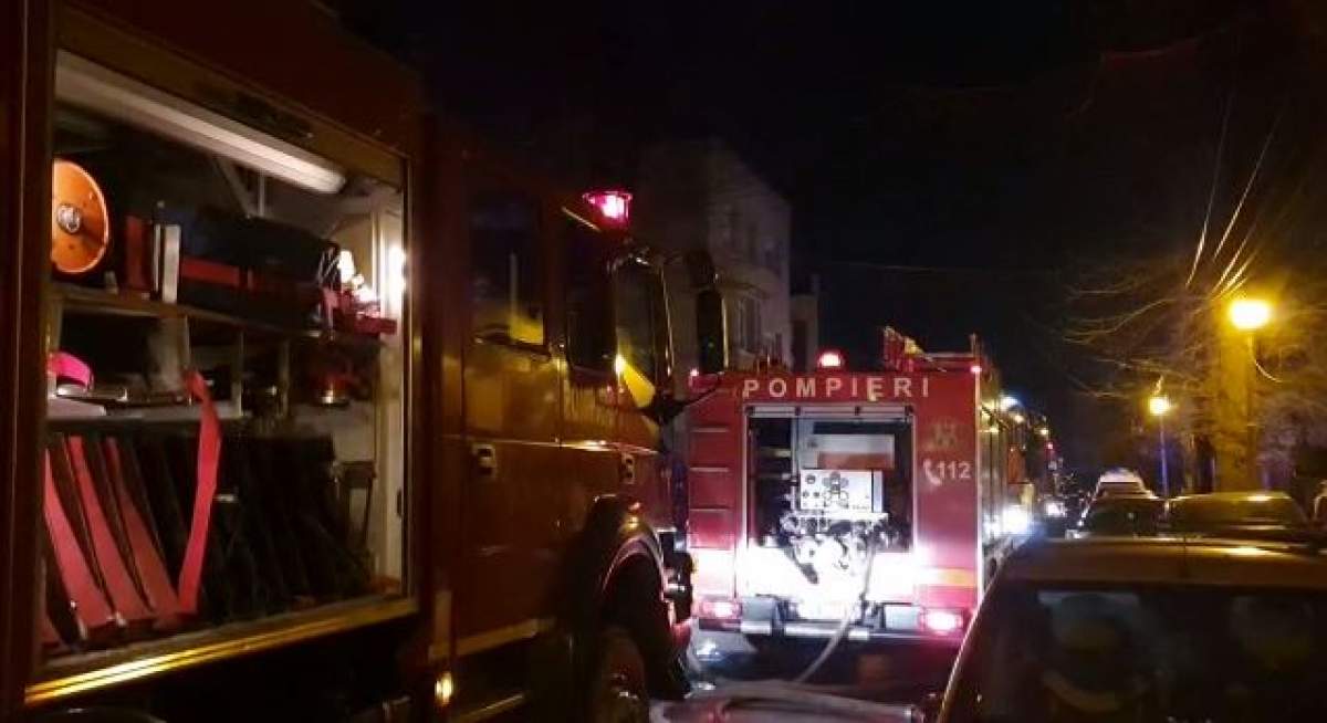 Ultimă oră! Incendiu de proporţii în Capitală! Echipajele de salvare au intervenit de urgenţă  / VIDEO