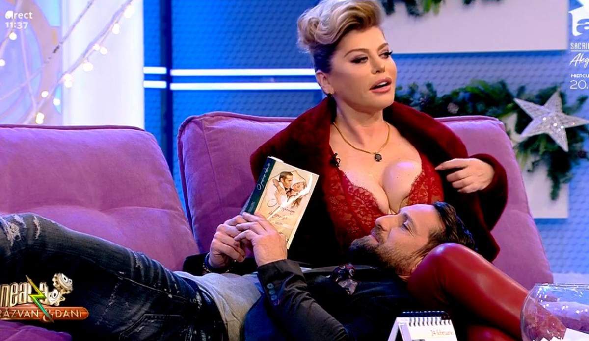 FOTO / Imagini fierbinţi cu Dani Oţil şi Loredana Groza. Atingeri interzise în direct la TV