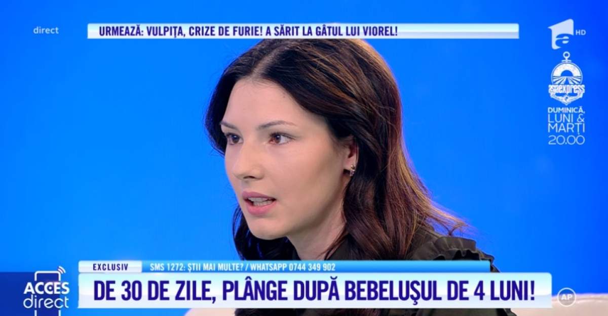 O mamă de 19 ani, chinuită de iubitul pușcăriaș. De o lună, plânge după bebelușul ei!