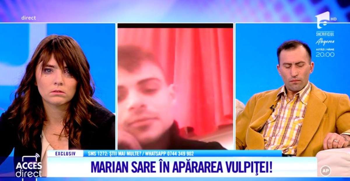 Amantul Marian sare în apărarea Vulpiţei şi aruncă bomba. Este îndrăgostit de Veronica. ''Eu pot să-i ofer afecţiune şi iubire''