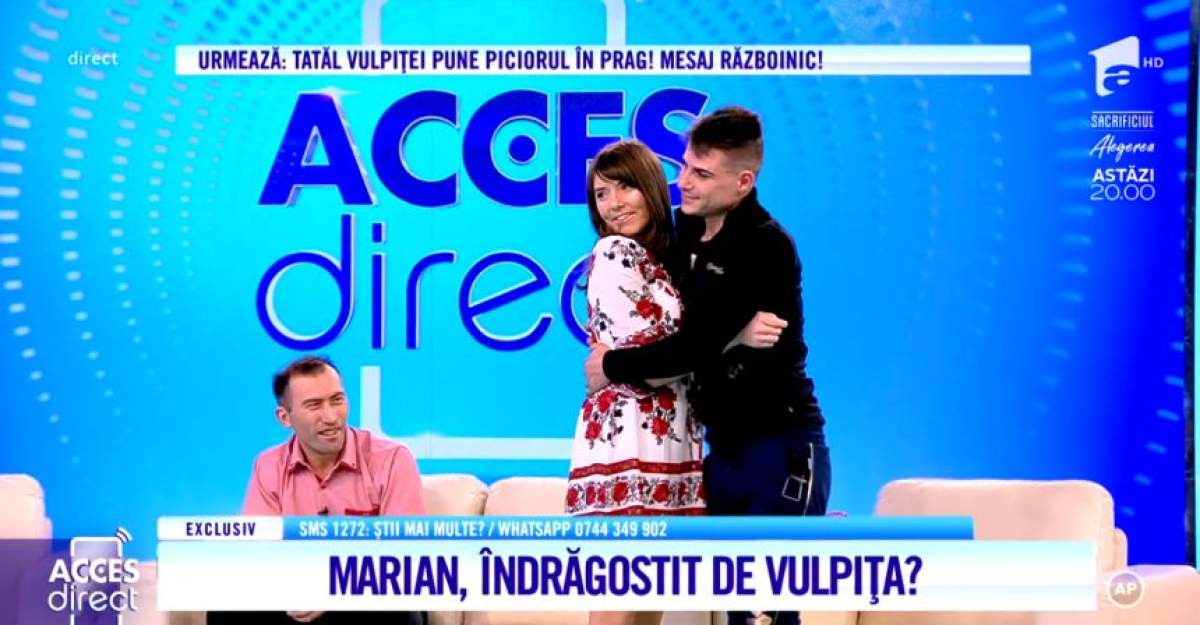 Ce s-a întâmplat în pauza de publicitate între Vulpiţă şi amantul Marian. Mirela Vaida i-a dat de gol