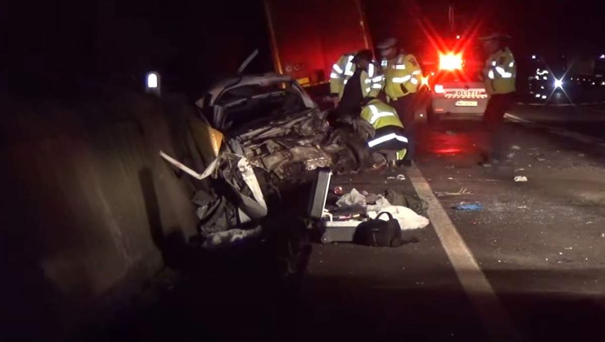 Accident teribil în Balş! Patru tineri au murit striviţi de o maşină / Video