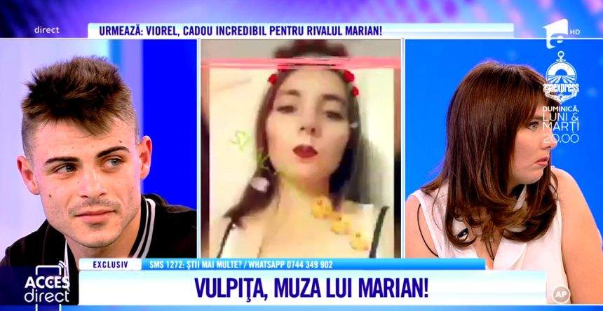 Amantul Marian, cadou special pentru Vulpiţă. I-a compus şi o poezie. ''Crede în inima ta, nu te va trăda'' / VIDEO