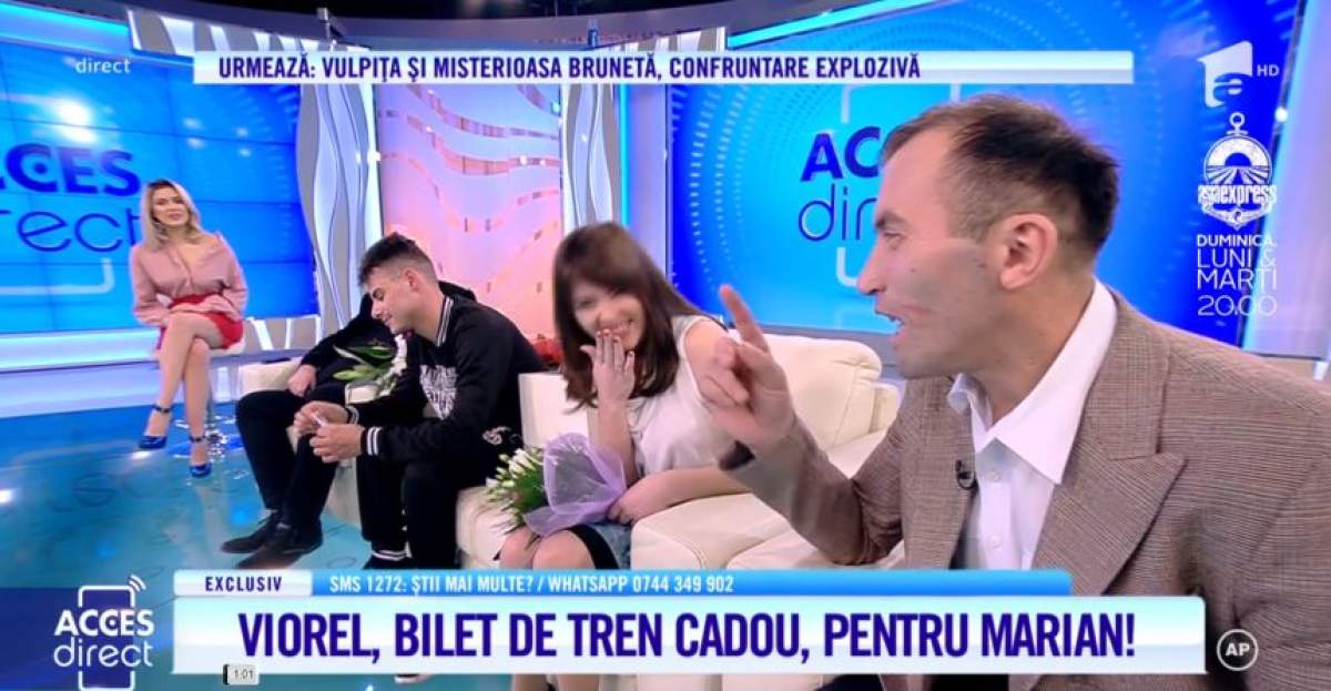 Amantul Marian, luat peste picior de Viorel. Ce ''cadou'' i-a făcut acestuia, pentru a o lăsa pe Vulpiţă în pace / VIDEO