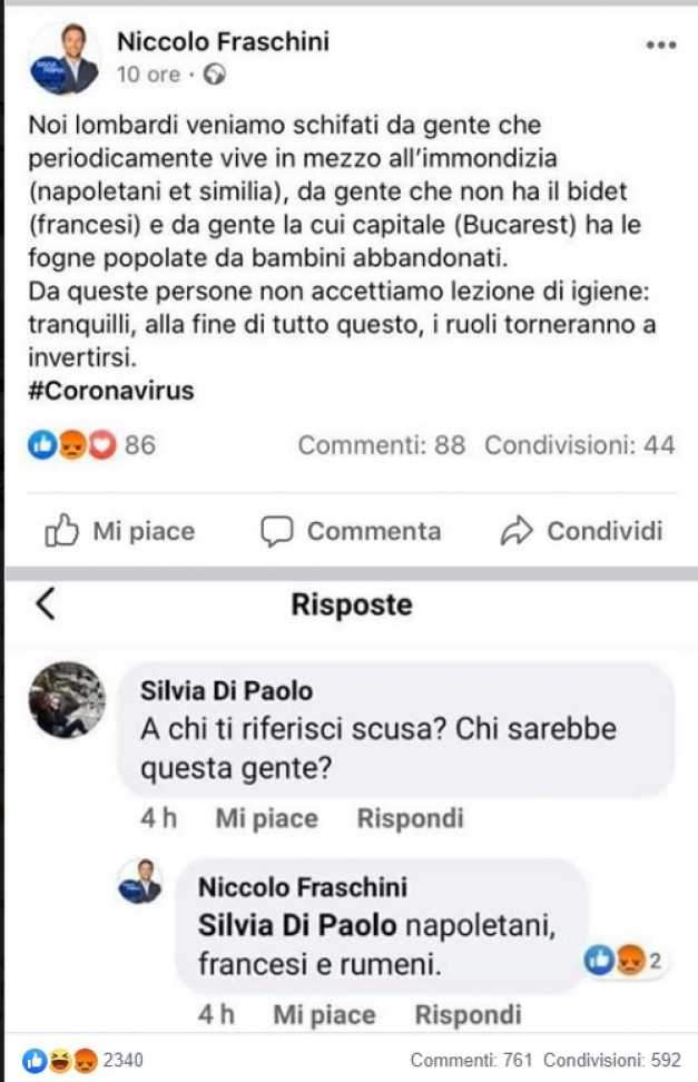 Mesaj jignitor pentru români din partea unui politician italian: „De la aceste persoane nu acceptăm lecţii de igienă"