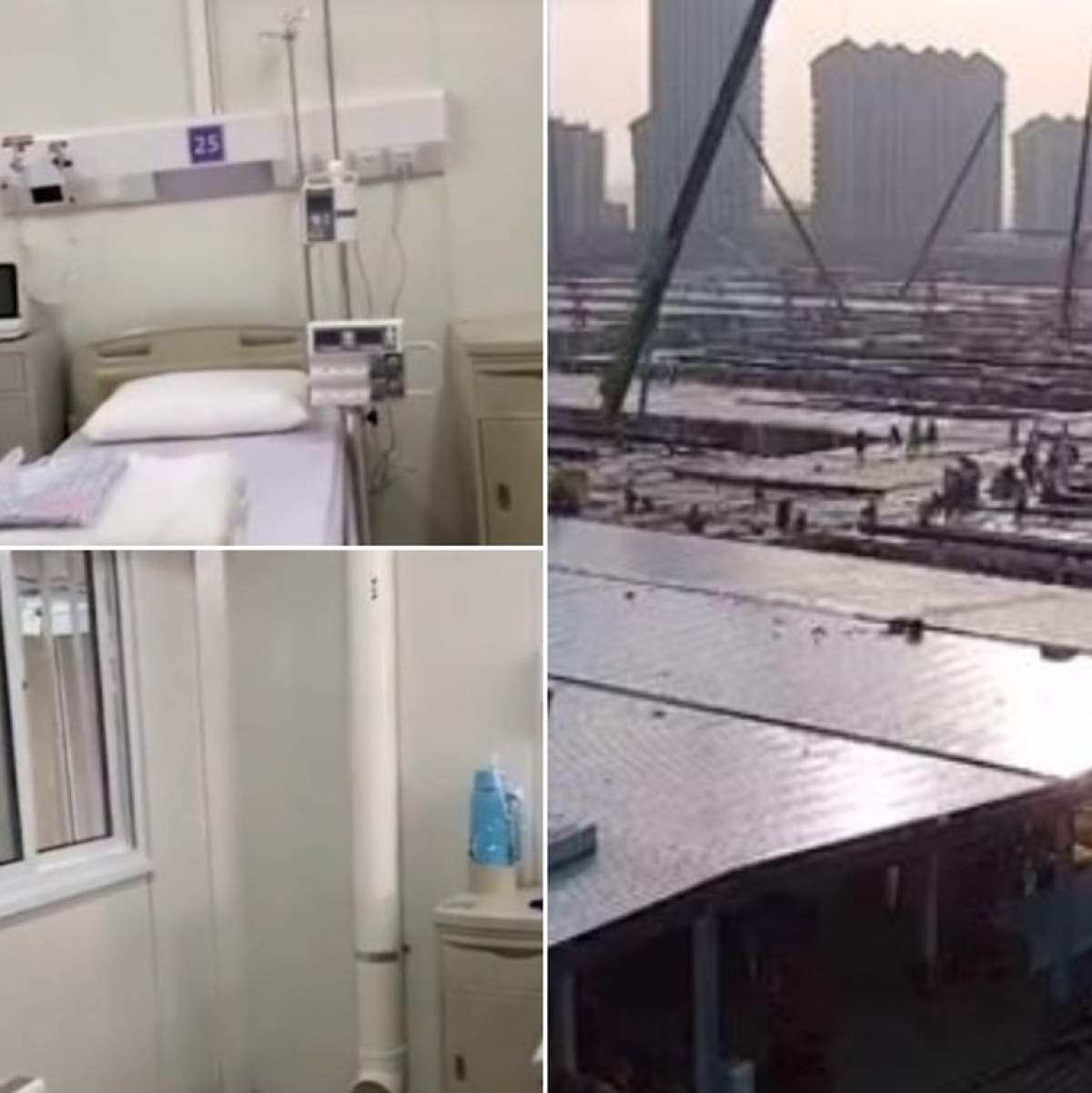 Primul spital construit pentru bolnavii de coronavirus este gata. Chinezii l-au terminat în 9 zile. Cum arată unitatea medicală / VIDEO