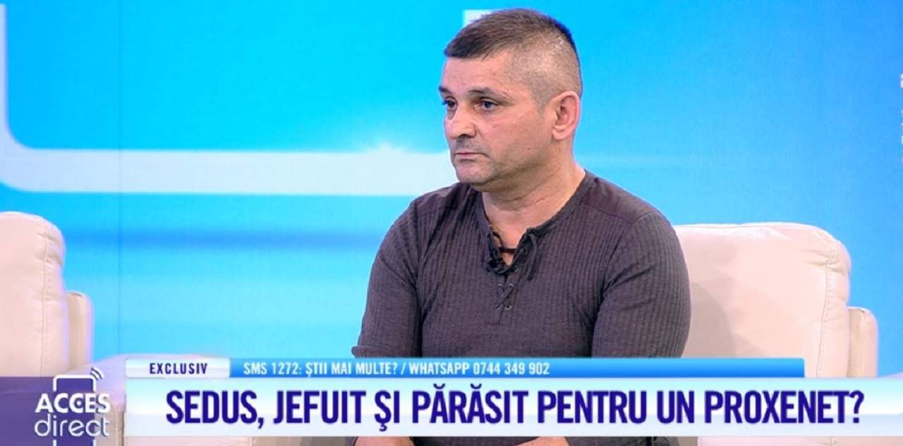 VIDEO / Părăsit şi jefuit de iubita cu 30 de ani mai tânără? Sebastian acuză că fata i-a furat bunuri în valoare de 11.000 de euro