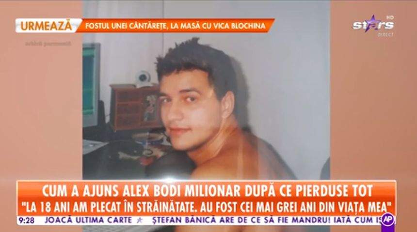 Cum arăta Alex Bodi în adolescenţă. Soţul Biancăi Drăguşanu era foarte slab şi nu avea nici urmă de muşchi / FOTO