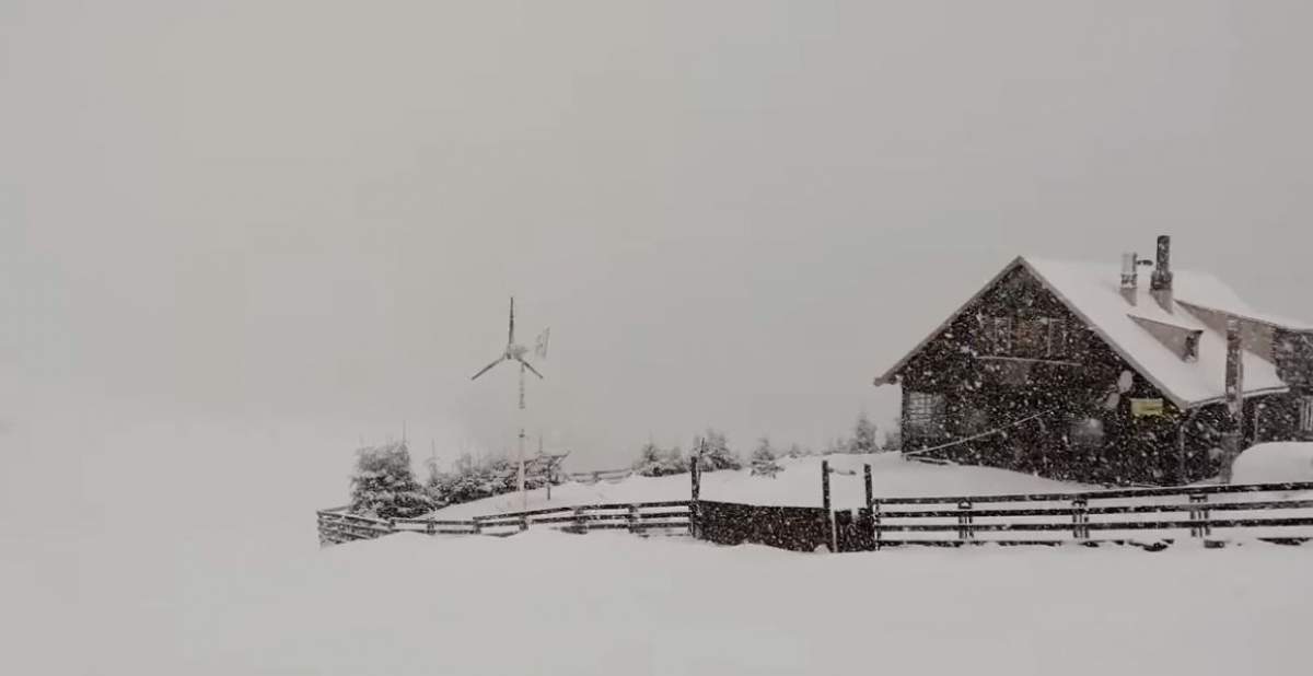 Ninge ca în poveşti. Locul din România unde totul a devenit alb VIDEO