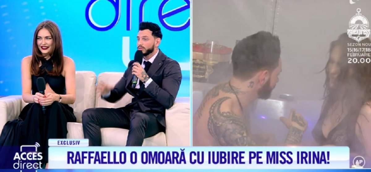 Miss Irina, scenă de gelozie în direct. Rafaello, Raffaello, mai lasă fetele! "Te băgai prea mult în seamă" / VIDEO