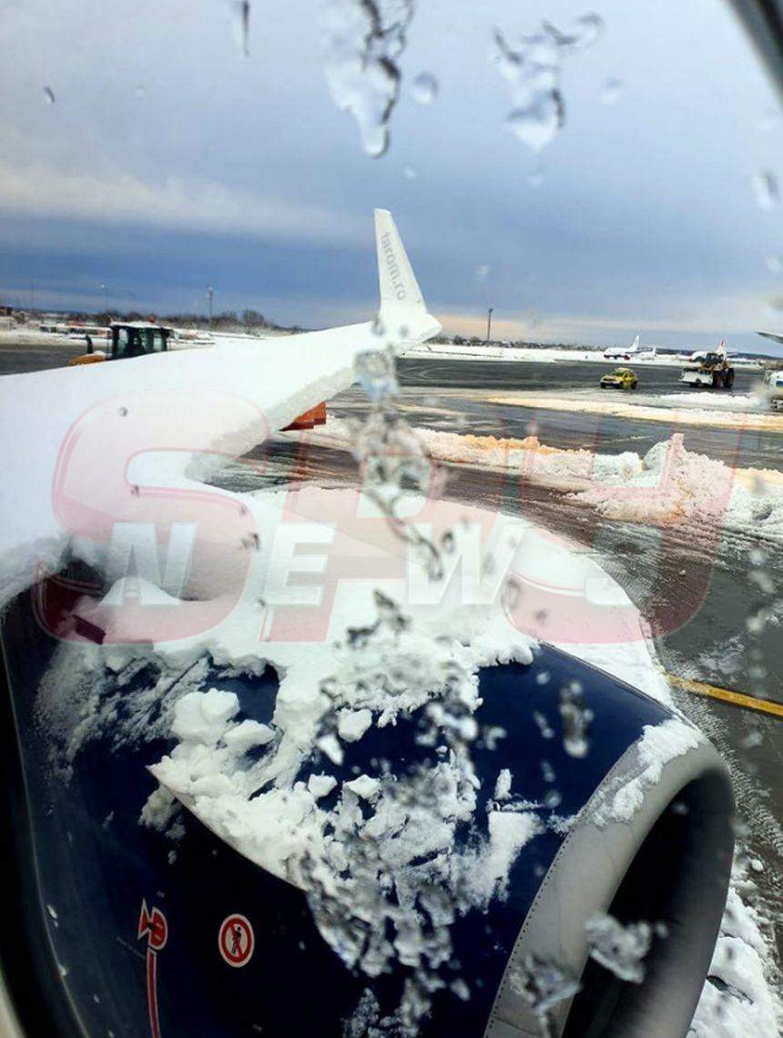 Probleme mari din cauza vremii şi pe Aeroportul Otopeni. Întârzieri de peste 3 ore. Călătorii sunt disperaţi / FOTO