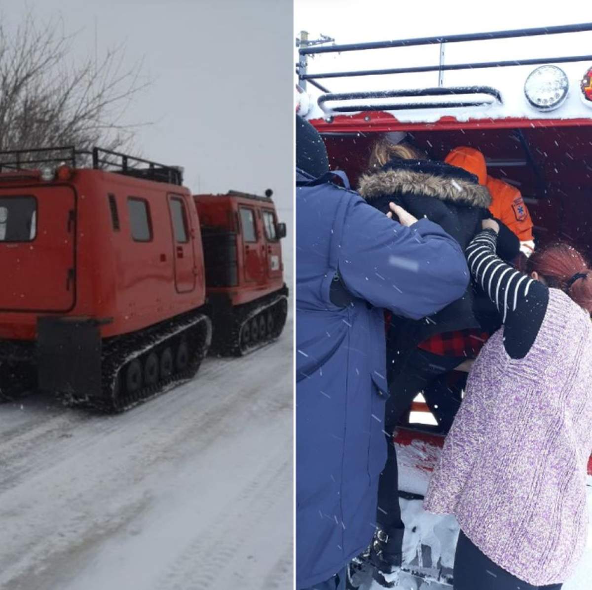 O adolescentă de 17 ani a născut în şenilată, la Constanţa. Maşina care o transporta la spital a rămas înzăpezită