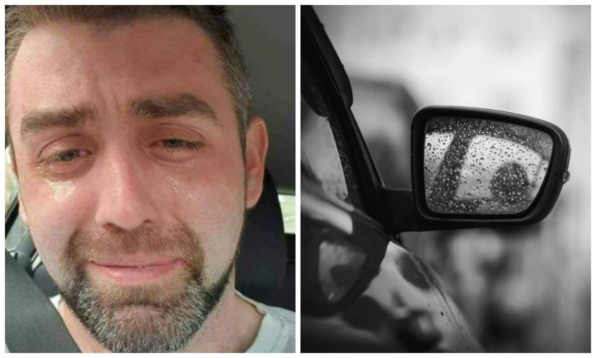 Un tânăr tată, îngropat în datorii, s-a pozat plângând în mașină, înainte de a se sinucide. Sfâșietor ce a scris în biletul de adio