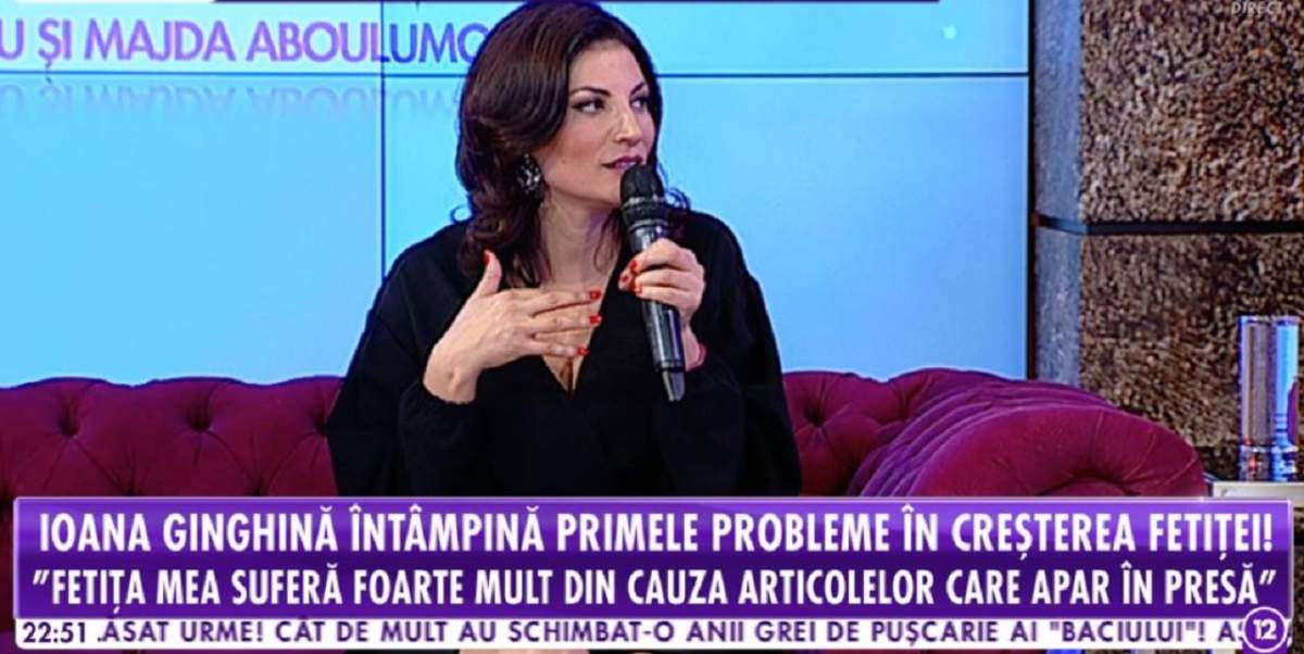 VIDEO / Ioana Ginghină, despre problemele cu fiica sa: "Am întrebat psihologul dacă e normal"