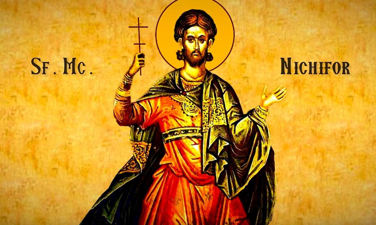 Calendar ortodox, duminică, 9 februarie. Rugăciunea pentru Sfântul Mucenic Nichifor, care te ferește de rele