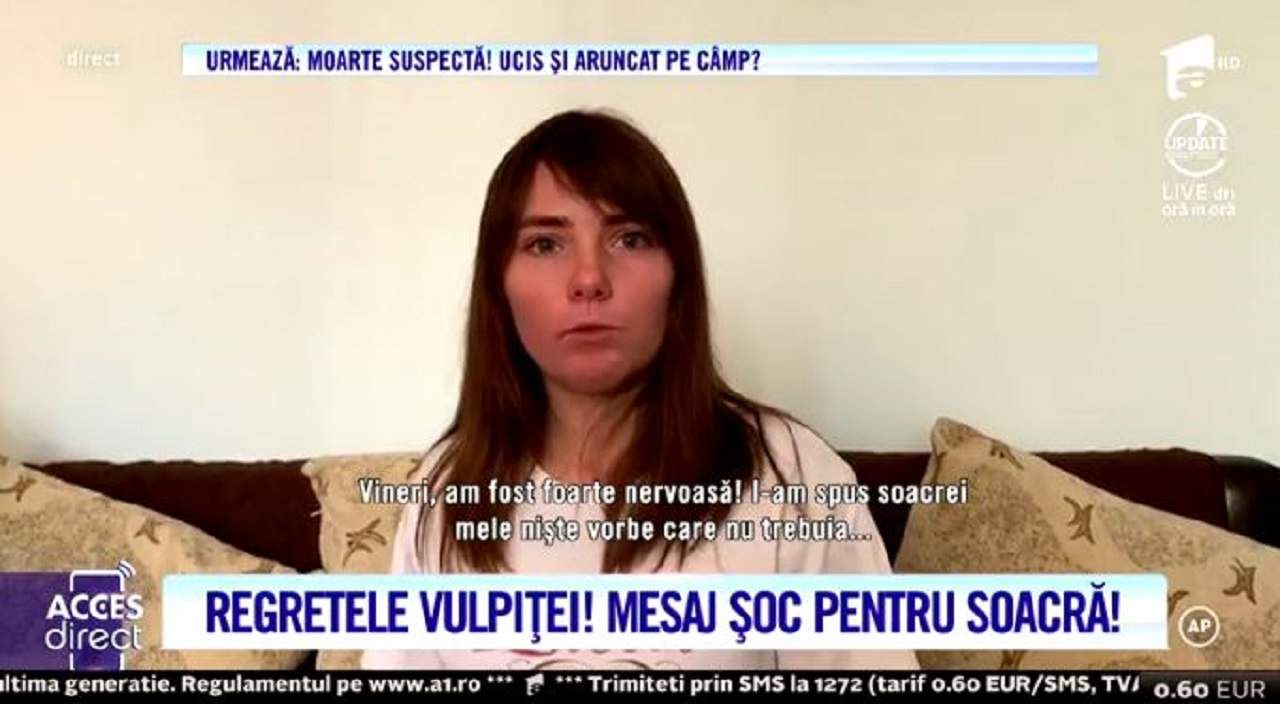 VIDEO / Veronica, cuprinsă de regrete. Soția Vulpiță își cere scuze în fața soacrei și a Mirelei Vaida