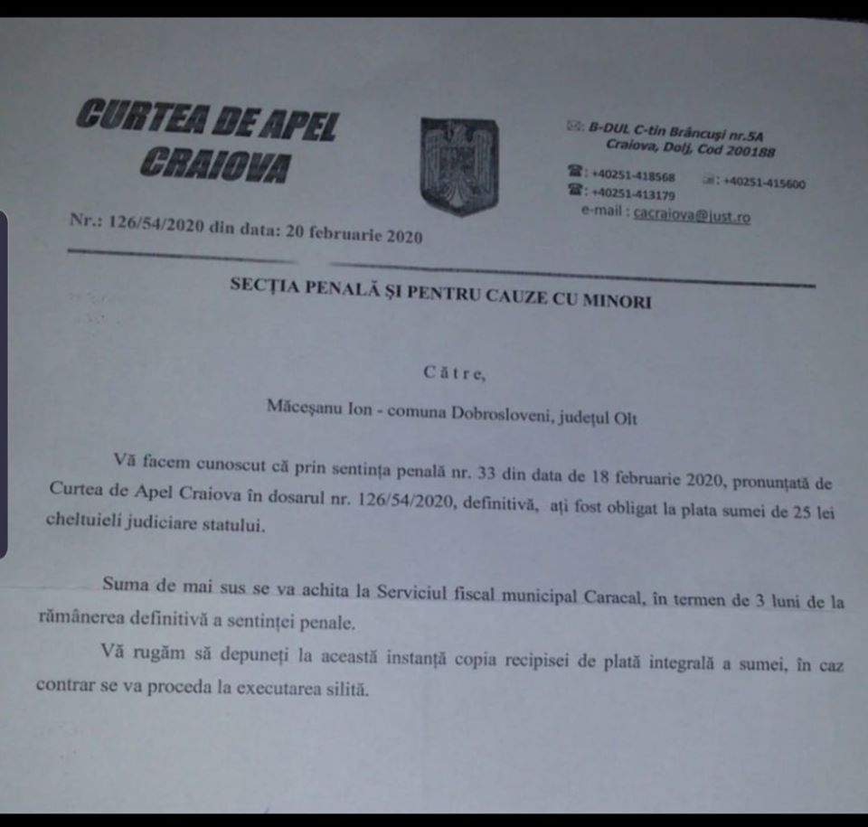 Tatăl Alexandrei Măceşanu, la un pas să fie executat silit! Cumpănaşu: „Victimele plătesc amenzi pentru că au deranjat infractorii”