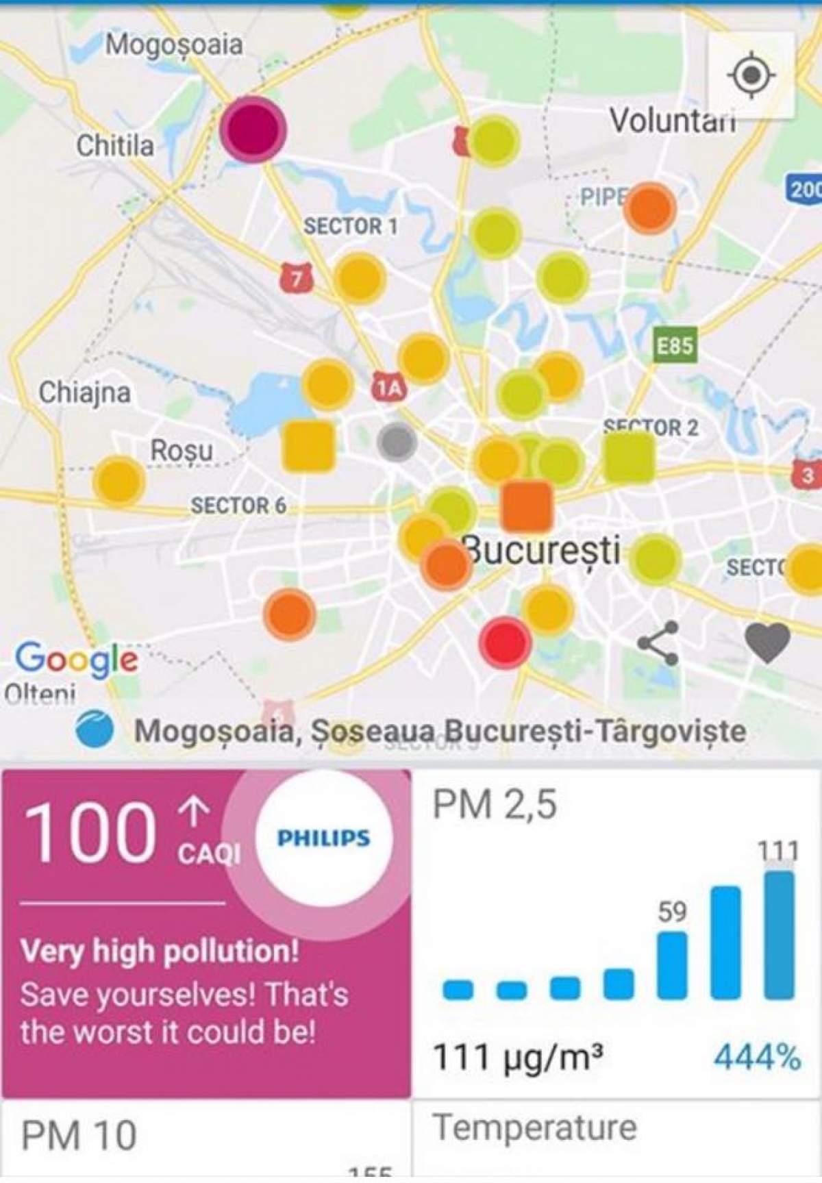 Gabriela Firea, mesaj pentru Ministerul Mediului. Bucureștiul a fost din nou poluat masiv