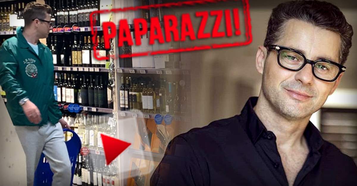 VIDEO PAPARAZZI / În plină pandemie de coronavirus, Adrian Sînă își face provizii... dar ce provizii! Cum a fost surprins cântărețul într-un supermarket