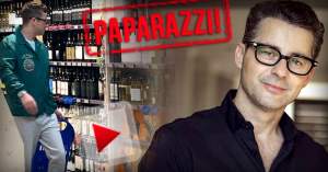 VIDEO PAPARAZZI / În plină pandemie de coronavirus, Adrian Sînă își face provizii... dar ce provizii! Cum a fost surprins cântărețul într-un supermarket