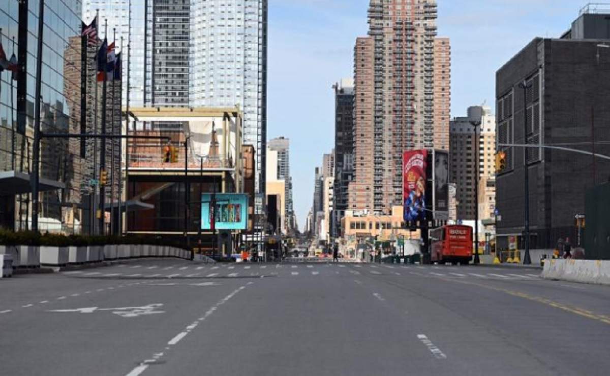 New York, cea mai mare metropolă a lumii, golit de pandemie. Imagini tulburătoare