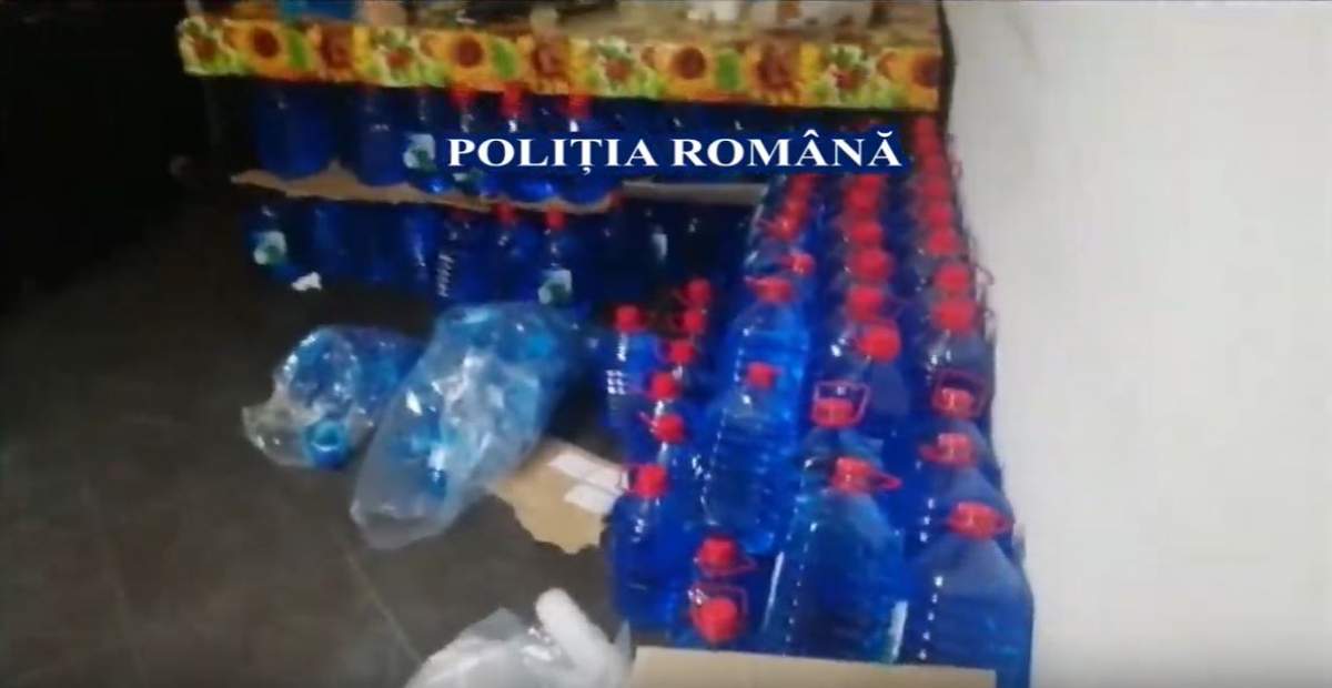 A fost descoperită înșelătoria cu spirt contrafăcut! Dezinfectantul medical era făcut din lichid de parbriz