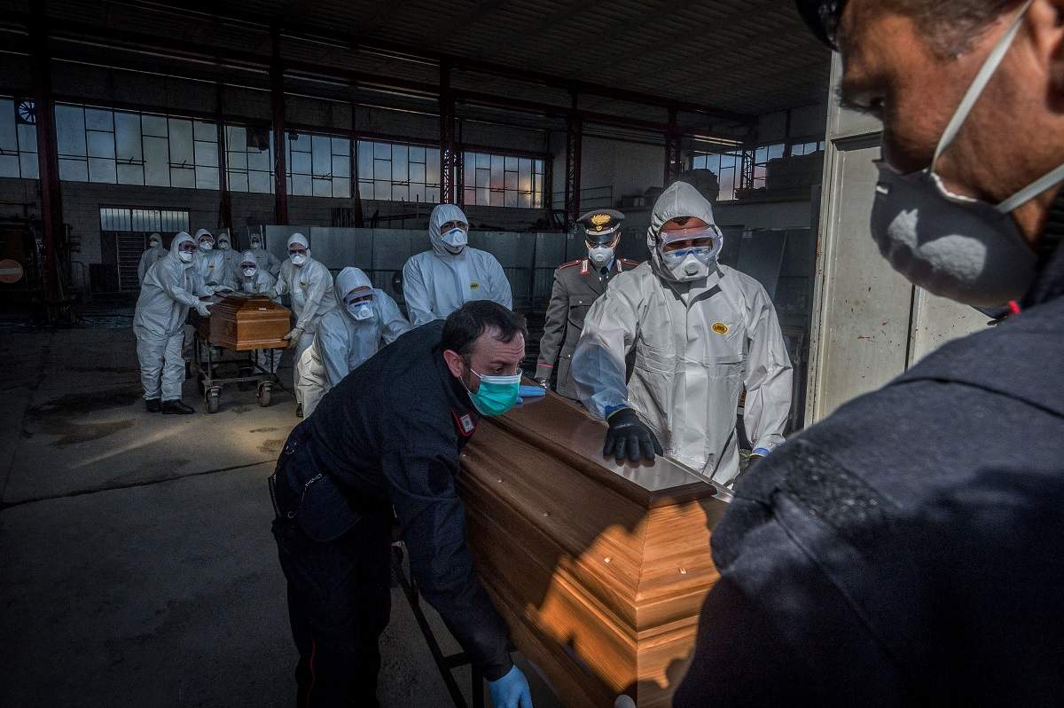 Coronavirus Italia. 743 de morți în 24 de ore. Totalul este dublu celui din China