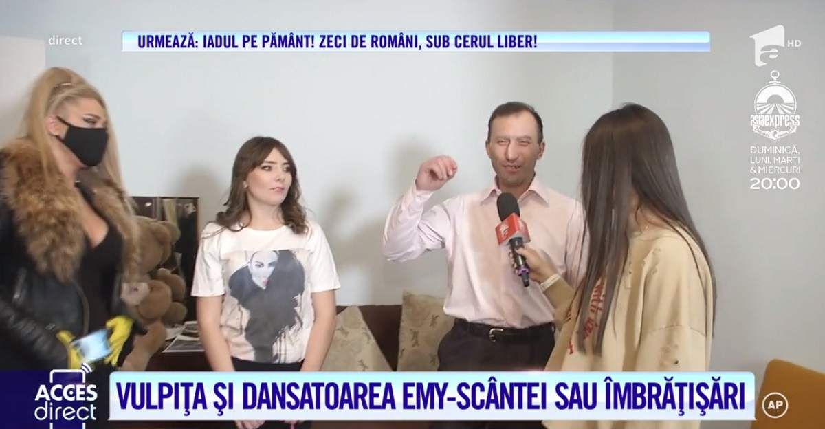 Dansatoarea Emy, vizită surpriză acasă la Vulpița! S-a lăsat cu scântei sau îmbrățișări? / VIDEO