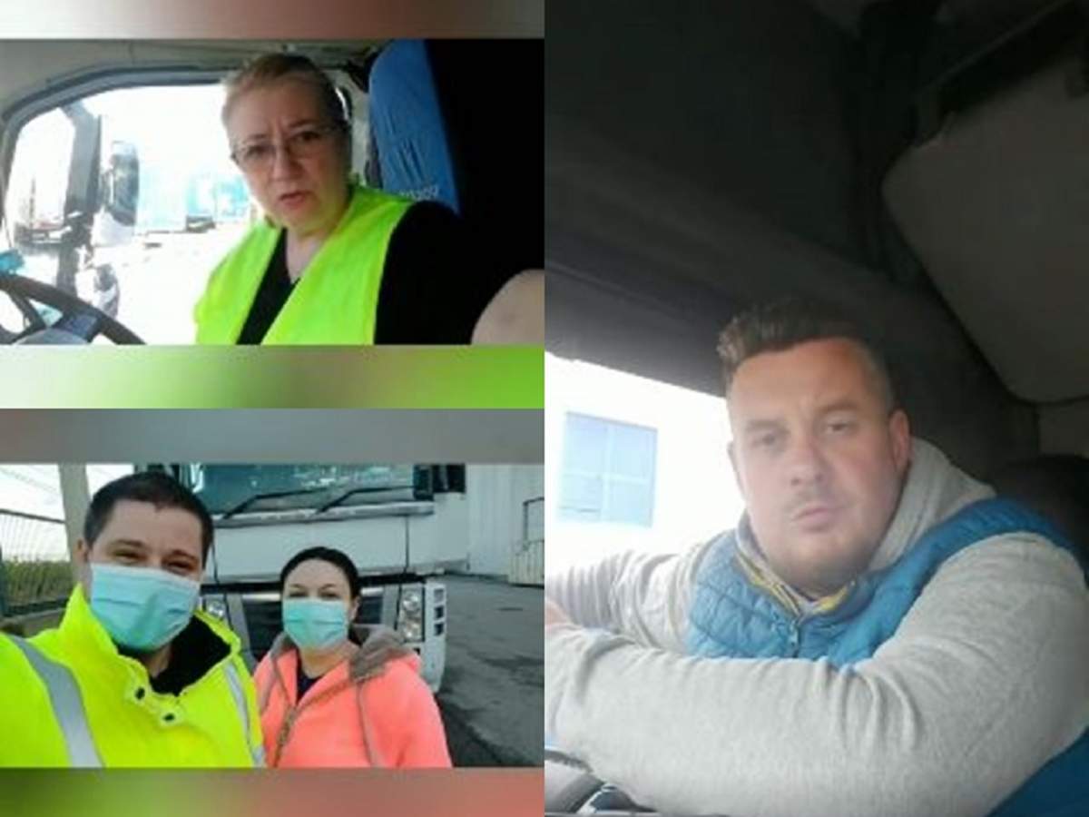 VIDEO / Şoferii de TIR, mesaj pentru emoționant pentru românii care sunt ţinuţi în case de pandemia de COVID-19. Cuvintele lor au impresionat întreaga țară