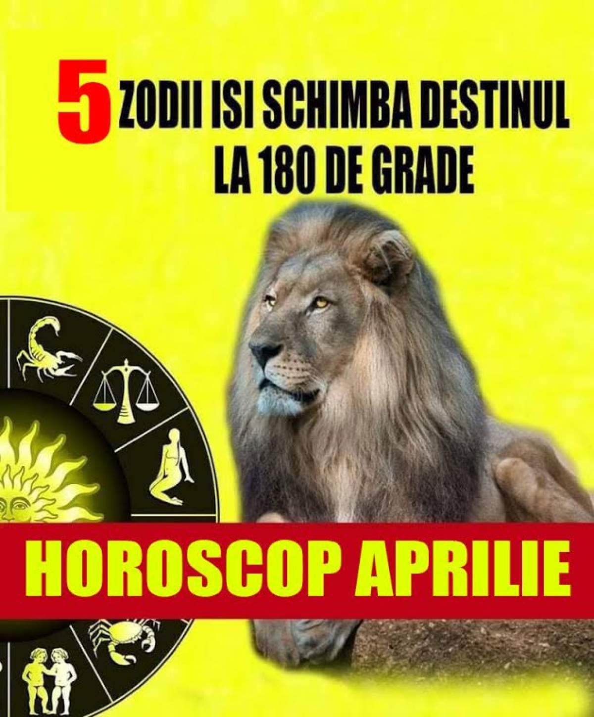 Schimbări mari pentru aceste zodii în luna aprilie