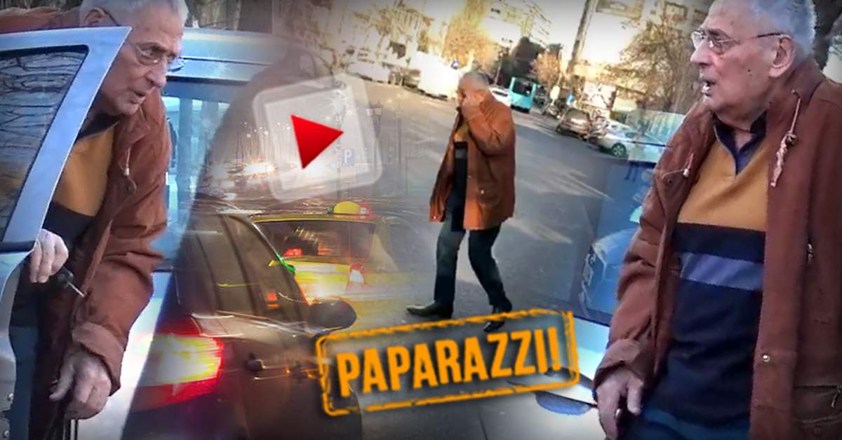 VIDEO PAPARAZZI / Şi-a pus viaţa în pericol! Horia Moculescu, slalom printre maşini. Ce a făcut compozitorul în plină stradă