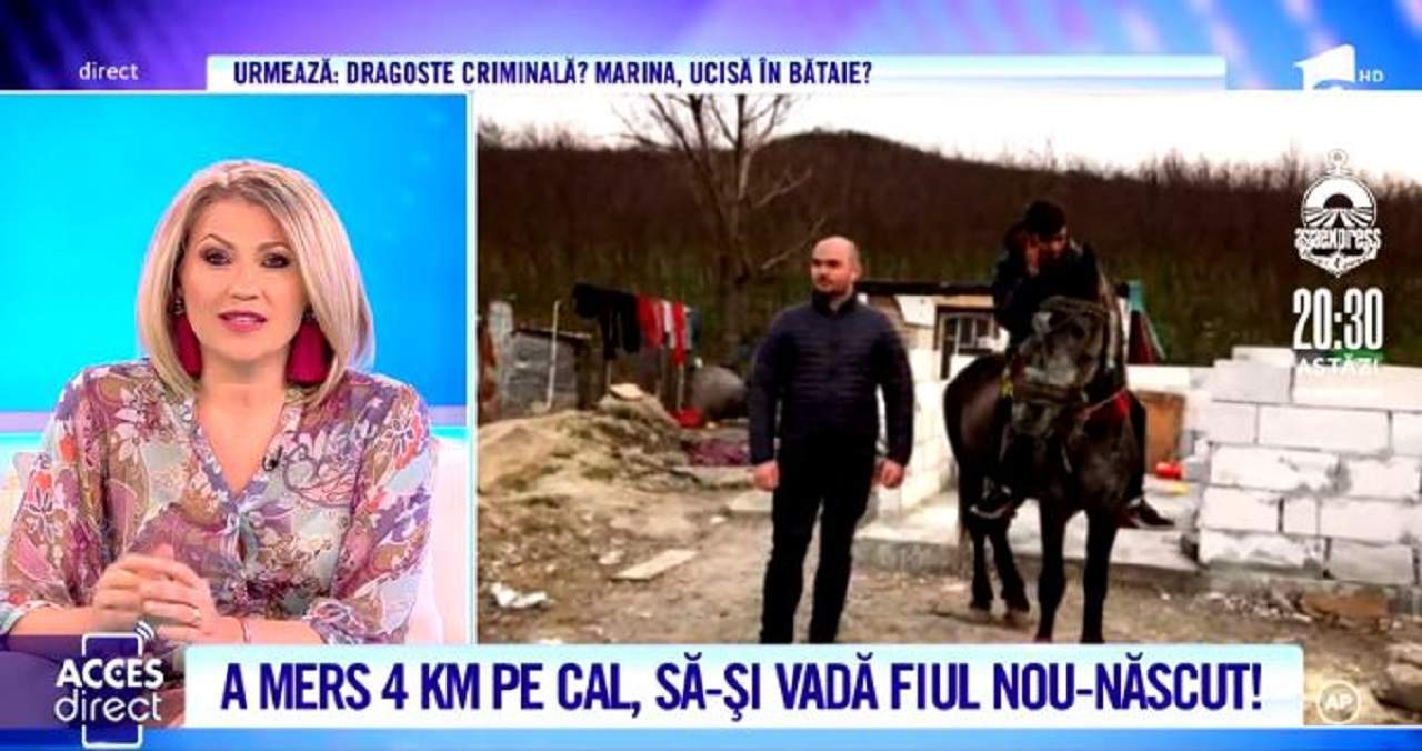 VIDEO / Sergiu, tânărul care a mers călare pe cal la maternitate, dezvăluiri emoționante. „Sunt necăjit, nu am nicio posibilitate”