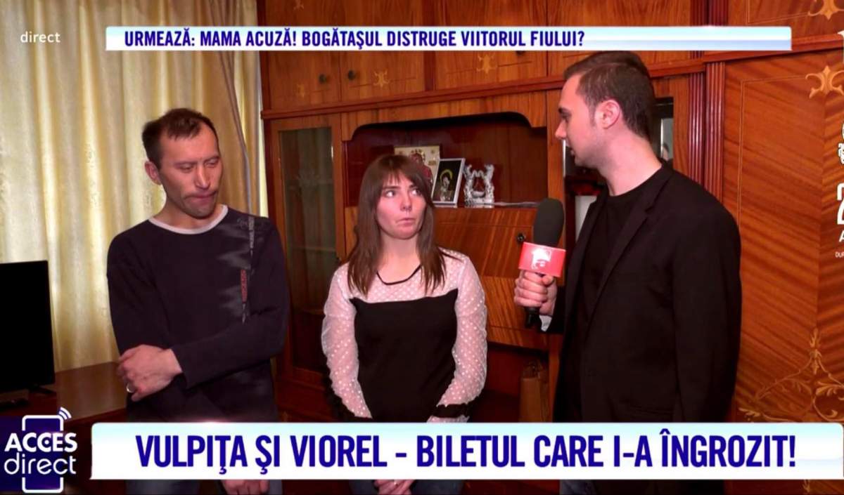 Vulpița și Viorel, momente de panică! Cei doi au primit un bilet misterios, în ușa locuinței / VIDEO