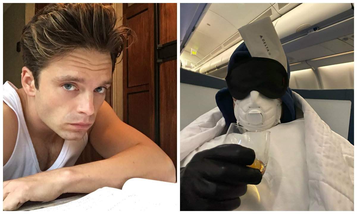 Sebastian Stan, pregătit ca de Apocalipsă împotriva coronavirusului. Imaginea zilei cu românul de la Hollywood