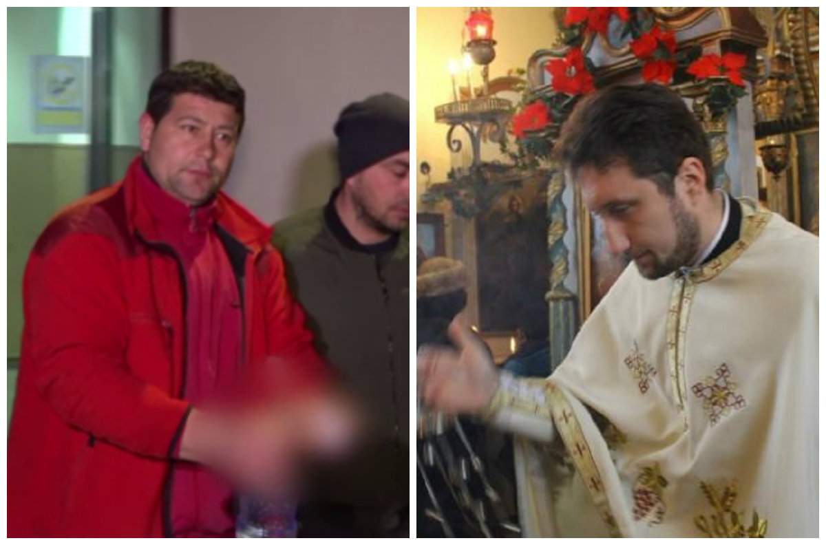 Un preot îl felicită pe „criminalul lui Petrișor” și spune că familia băiatului „se dă la televizor plângând”. Oamenii sunt revoltați