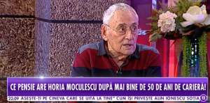 VIDEO / De necrezut! Ce pensie are Horia Moculescu, după aproape 50 de ani de carieră: "Poştaşul se jenează să mi-o dea"