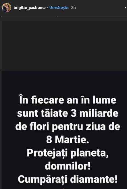 Ce îşi doreşte Brigitte de 8 martie. Vedeta le-a transmis tuturor masculilor ce trebuie să facă pentru a face o femeie fericită / FOTO