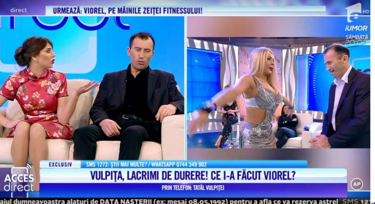 VIDEO / Tatăl Vulpiţei, în direct prin telefon! Ce se întâmplă cu relaţia celor doi? Veronica: "Fii bărbat şi nu te mai uita la altele!"