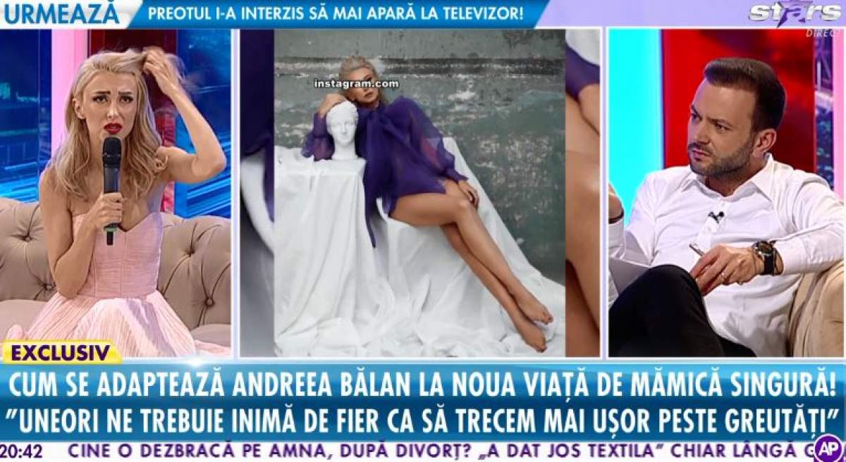 VIDEO / L-ar mai primi sau nu înapoi pe George Burcea? Andreea Bălan: "Să fie fericit cu noua lui viaţă"