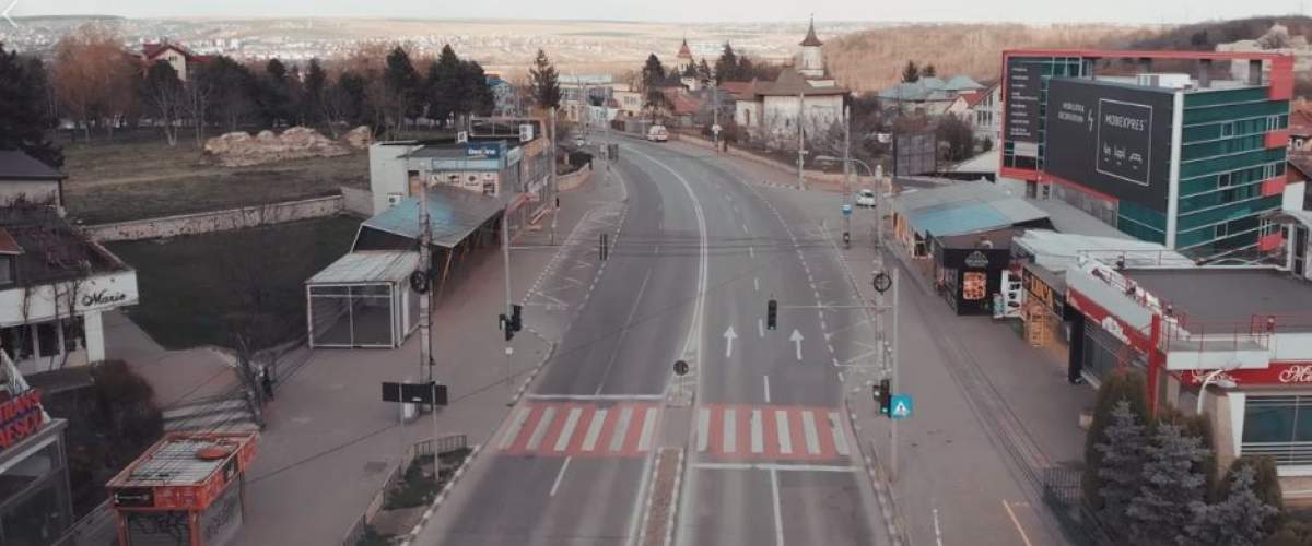 Imaginile durerii din Suceava. Cum arată orașul după intrarea în carantină / VIDEO
