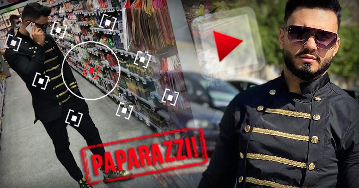 VIDEO PAPARAZZI / Jador dă moda chiar și la cumpărături. Cum a fost surprins celebrul manelist într-un supermaket din Capitală