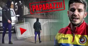 VIDEO PAPARAZZI / Alexandru Chipciu se menține în formă, chiar dacă nu e pe teren. A ieșit să facă mișcare, dar a uitat de masca de protecție. La ce truc a apelat fotbalistul