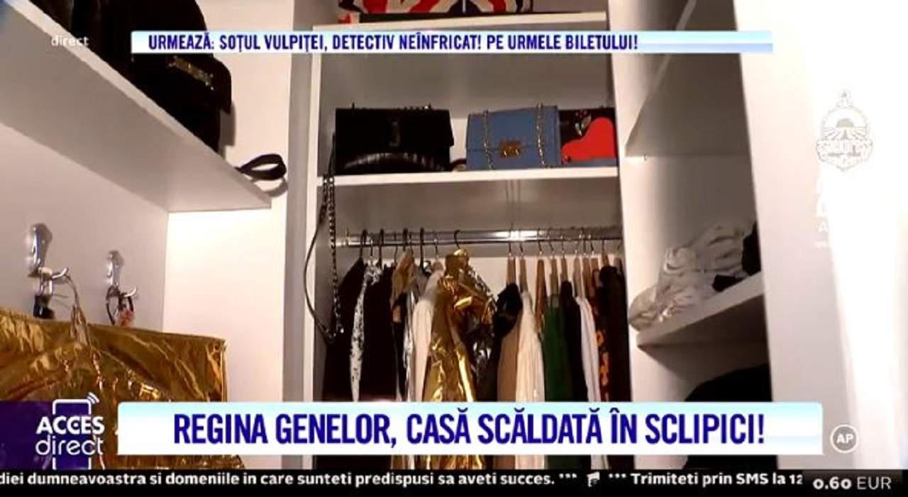 VIDEO / Regina genelor, casă de vis, scăldată în sclipici. Prin mâinile ei au trecut nenumărate vedete din România. „Îmi plac lucrurile foarte glossy”