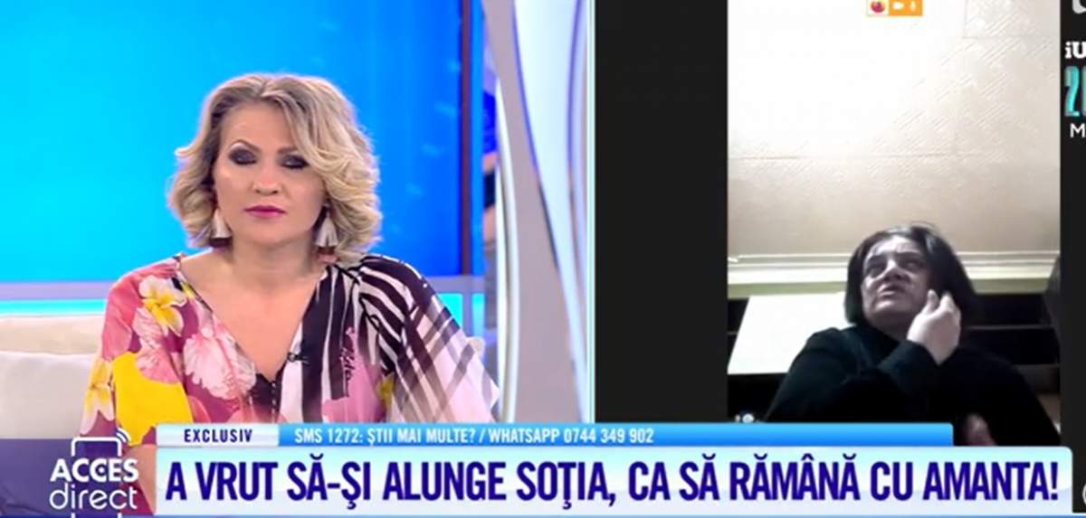 VIDEO / Acces Direct. A vrut să-și alunge soția din casă pentru a rămâne cu amanta! ”A venit peste mine cu cu ea”